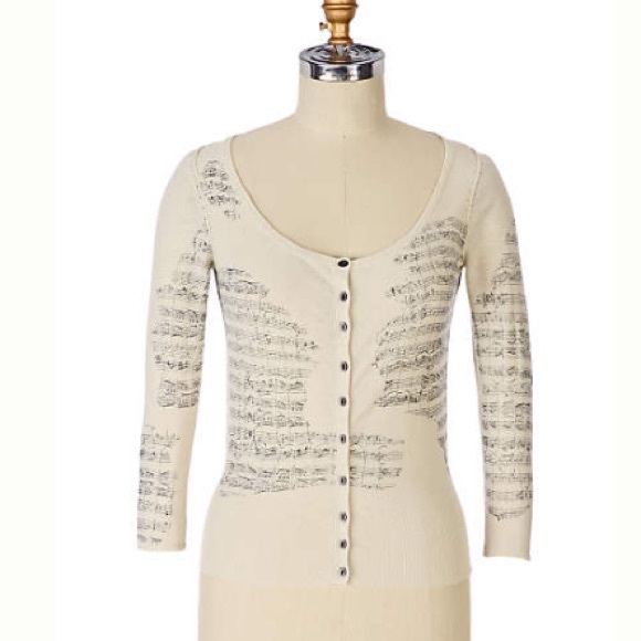 NWT Anthropologie Sight Reading Cardigan