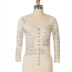 NWT Anthropologie Sight Reading Cardigan