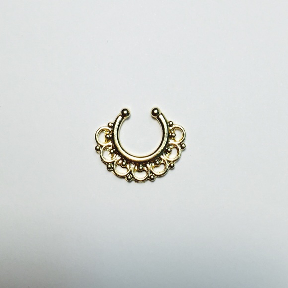 Lotus Gold Faux Septum