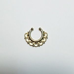 Lotus Gold Faux Septum