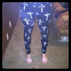 Cross leggings