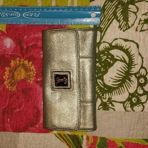 Silver metallic ladies wallet
