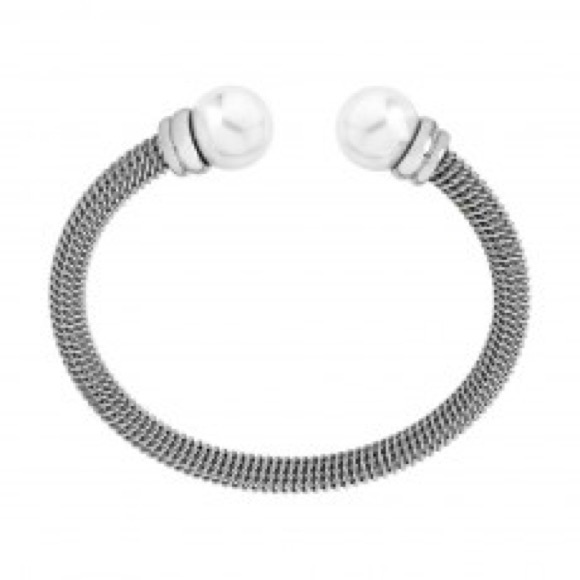 NWT Majorica Mesh Bracelet