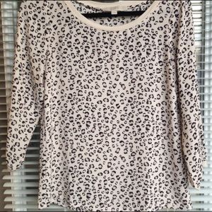 Leopard print Loft XS blouse