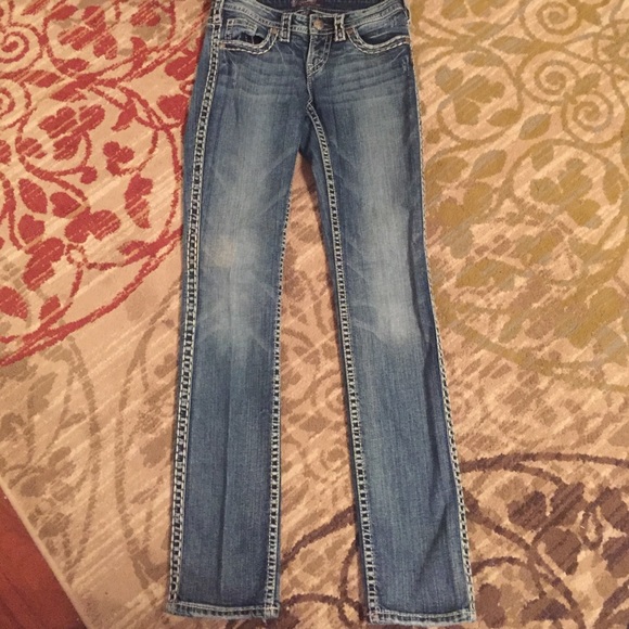 AIKO Silver jeans Size W27/ W34