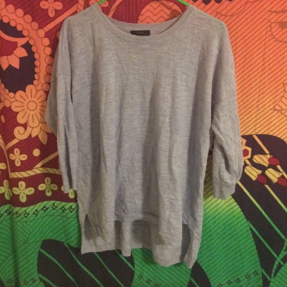 J. Crew high-low sweater