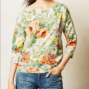 Silky floral Tee