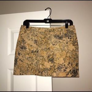 Genuine Leather/Suede skirt