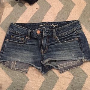 American eagle denim shorts