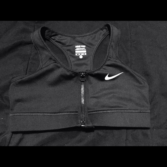 Nike Other - Nike Dri Fit Pro Zip Sports bra