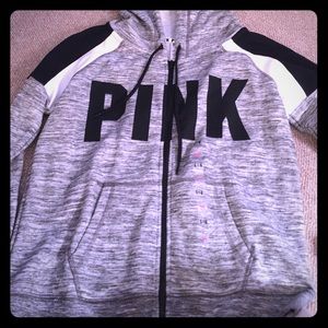 Pink hooded jacket