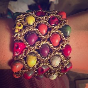 Colorful Skull arm candy