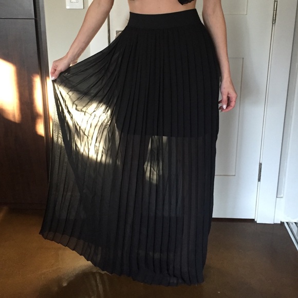 Sheer Maxi Skirt