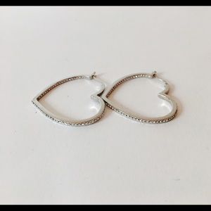 Brighton Heart Hoop Earrings