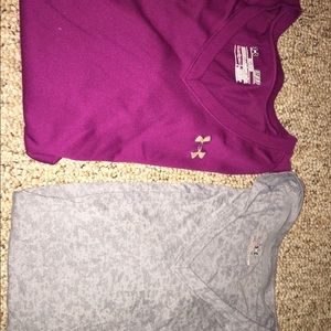 Two under armour shirts