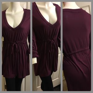 Dark Purple long sleeve tunic