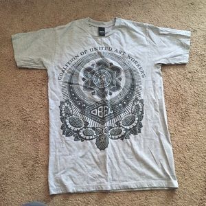 Grey Obey Lotus Tee