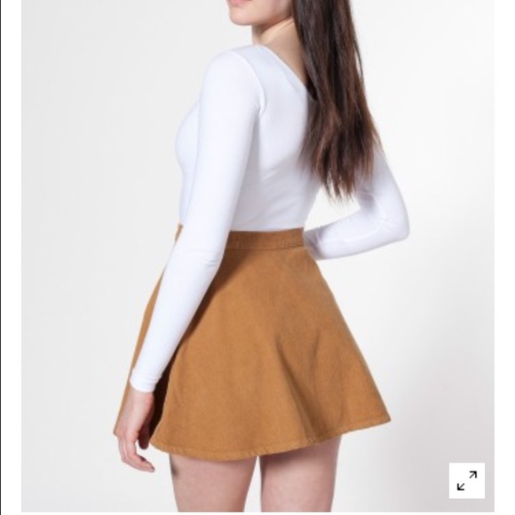 ❗️SOLD American Apparel Corduroy Circle Skirt - Picture 3 of 4