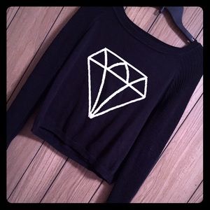 Black diamond sweater