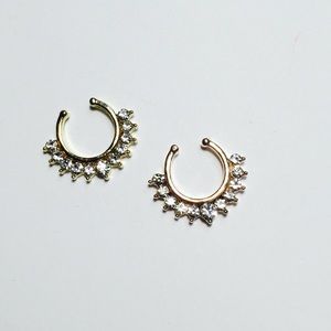 Gold Jeweled Septums 2 pack