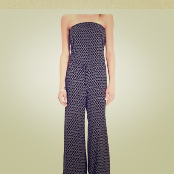 Old Navy Black and White Diamond Romper