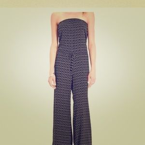 Old Navy Black and White Diamond Romper