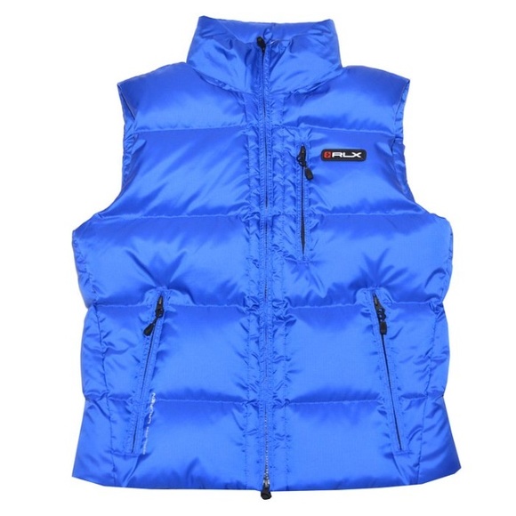 1 DAY SALE Ralph Lauren Men Blue Down Puffer Vest