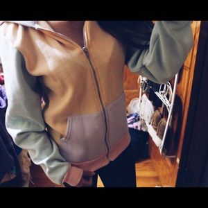 American Apparel color block sweater