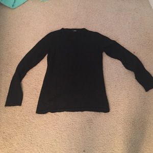 Black cashmere sweater