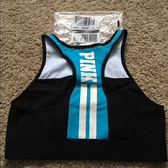 ✨NWT- VS PINK Highneck Bra Top✨ - Picture 2 of 4