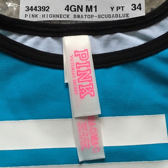 ✨NWT- VS PINK Highneck Bra Top✨ - Picture 3 of 4