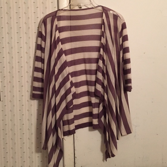 Sheer striped cardigan - Picture 1 of 1