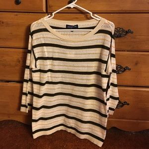 Jones New York striped shirt size S