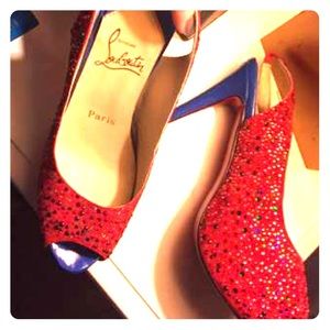 Christian Louboutin slingback heels. Gorgeous!!!