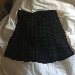 American Apparel Lulu grid skirt