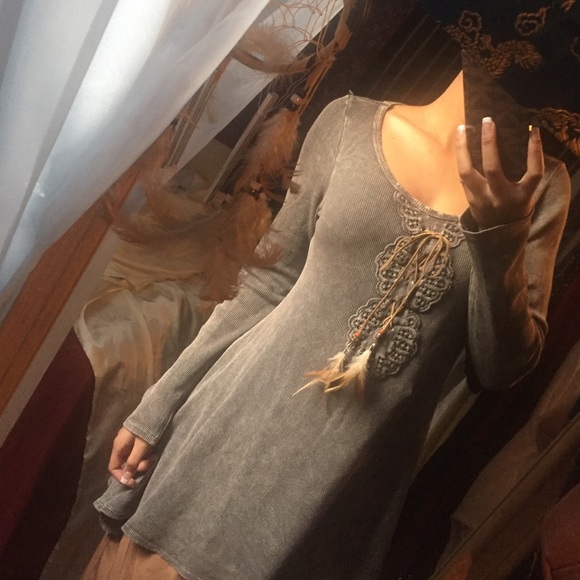 🚫🚫sold🚫🚫cid wash boho blouse - Picture 2 of 3