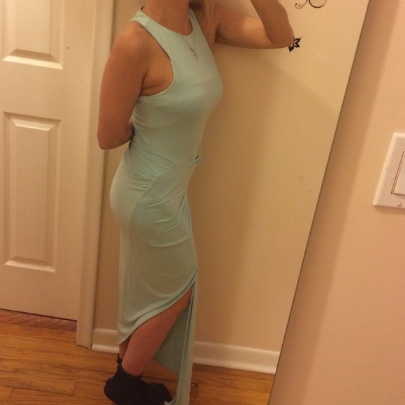 Latiste by Amy twist asymmetrical blue dress BNWT - Picture 4 of 4