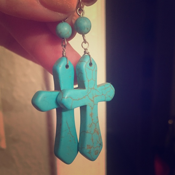 Cross earrings