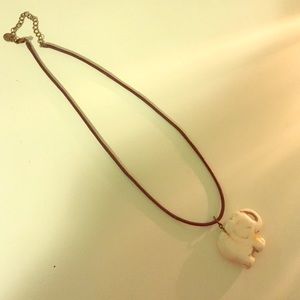 Claire's elephant necklace