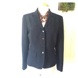 Anne Klein navy suit jacket