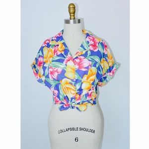 Diane Von Furstenberg Vintage Hawaiian Shirt