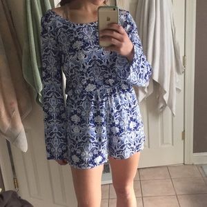 Patterned Romper