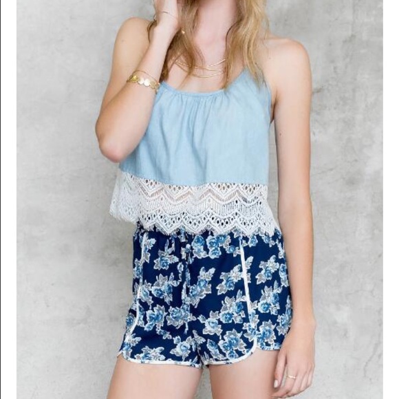 Minks Halter Crop Top