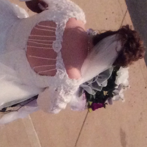 David's Bridal Cathedral Wedding Gown Bundle - Picture 4 of 4