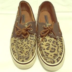 Sperry Top-Sider Cheetah Print Shoes: 7.5