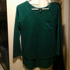 Rue  21 teal sweater tunic