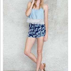 Francesca's Floral Shorts