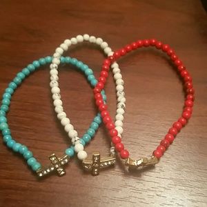 Stretch Cross Bracelets