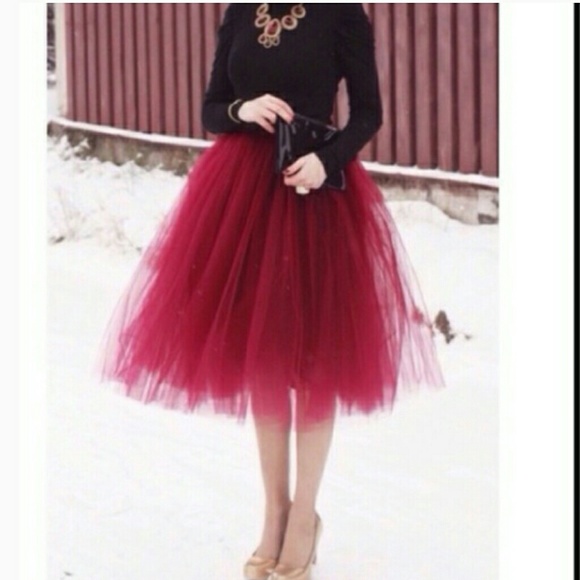 Tulle skirt swap