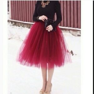 Tulle skirt swap